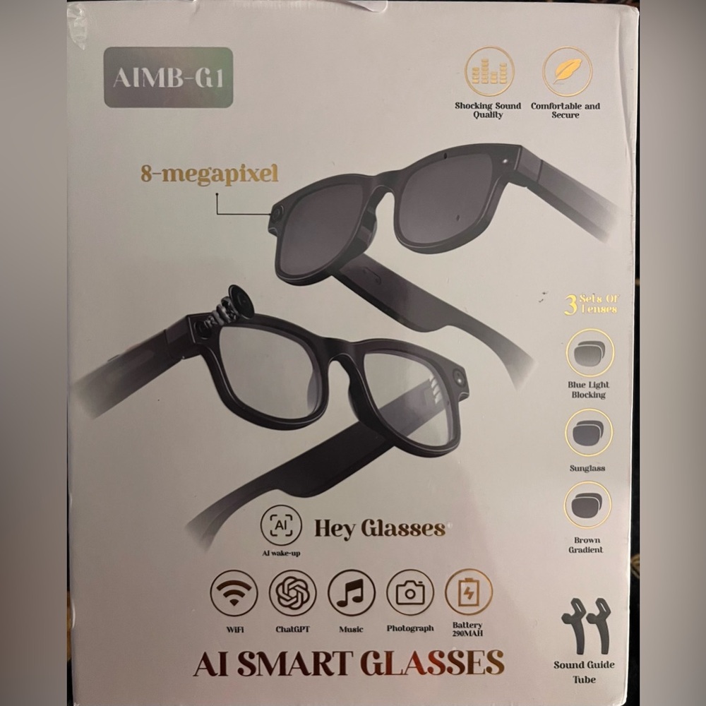 AIMB-G1 Hey Glasses with 8-Megapixel Camera